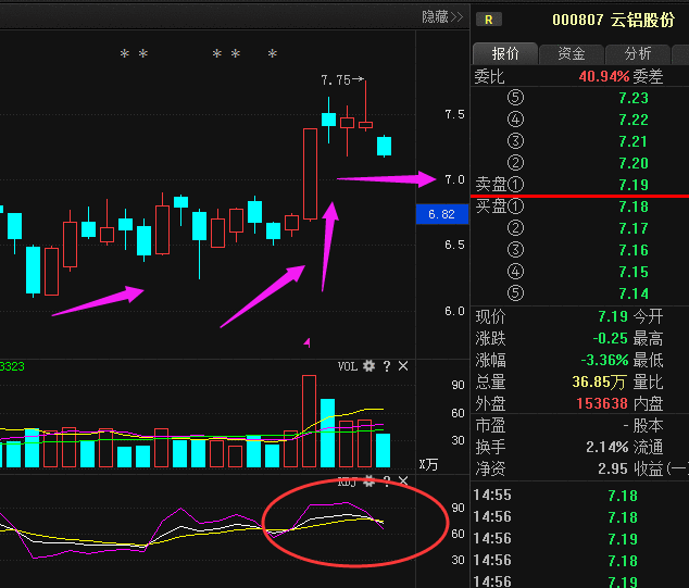 云铝股份(000807)资金流向