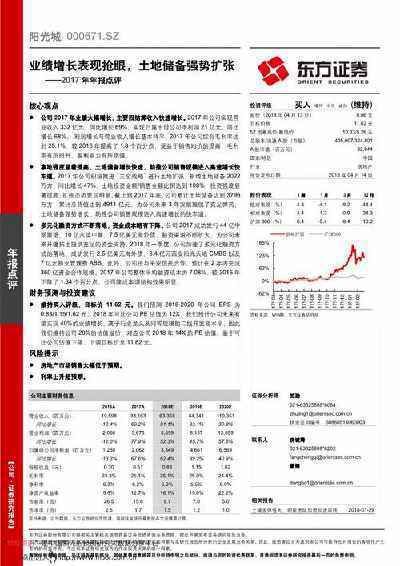 阳光城（000671）2018年报点评：业绩靓丽，量与质并进